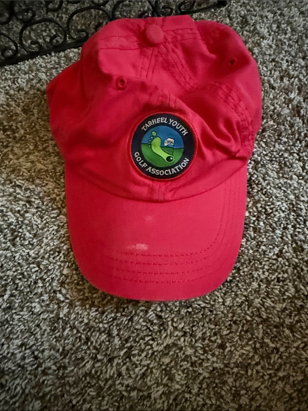 Tarheel Youth Golf Association Red Baseball Cap